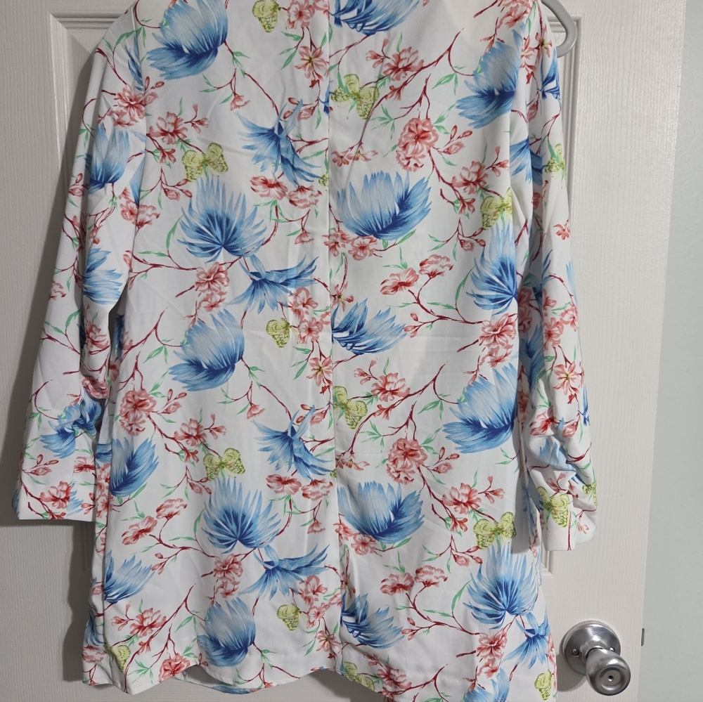 Pioneer Woman Floral Print Open Jacket - Picture 4 of 5